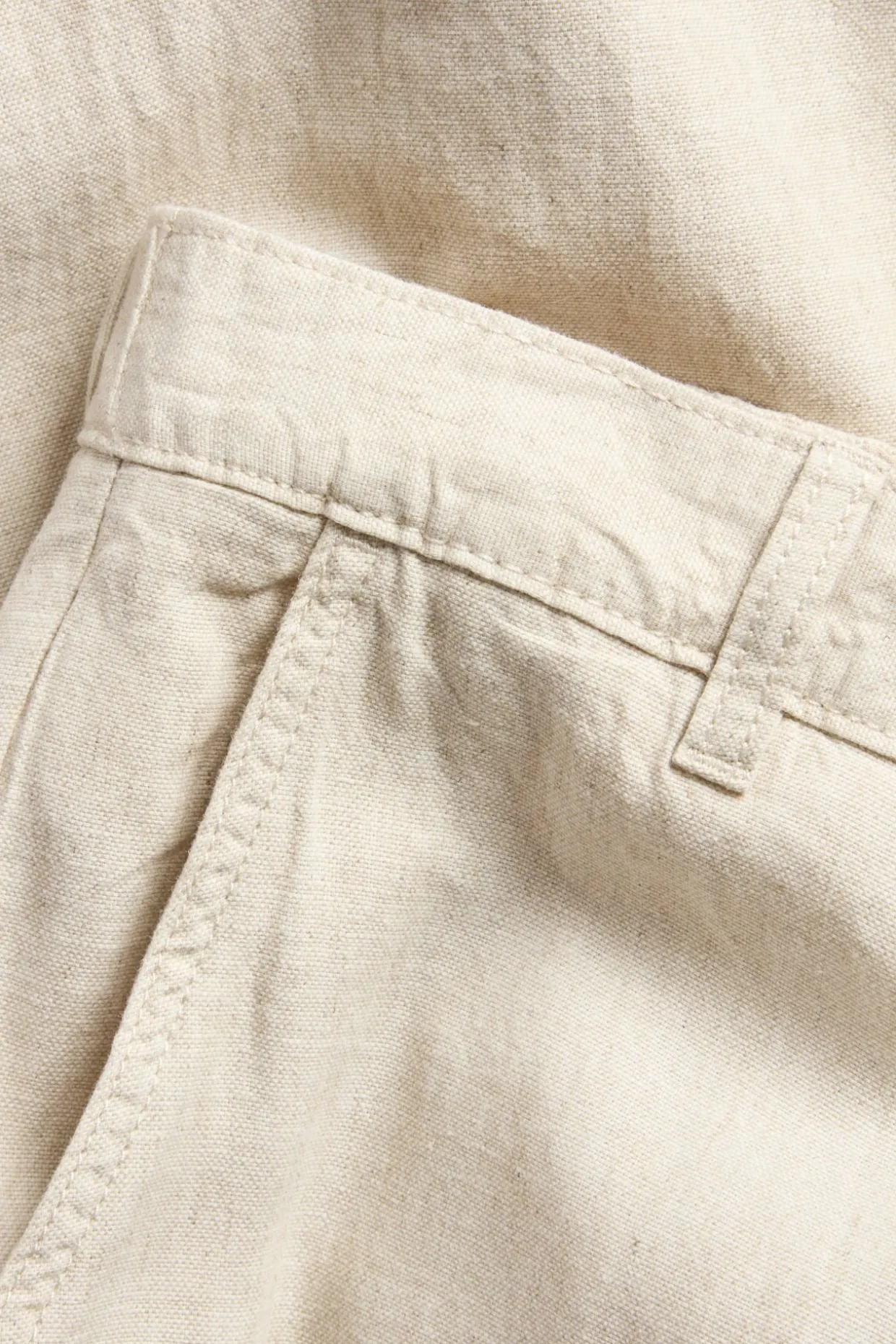 Byxa i linnemix regular fit