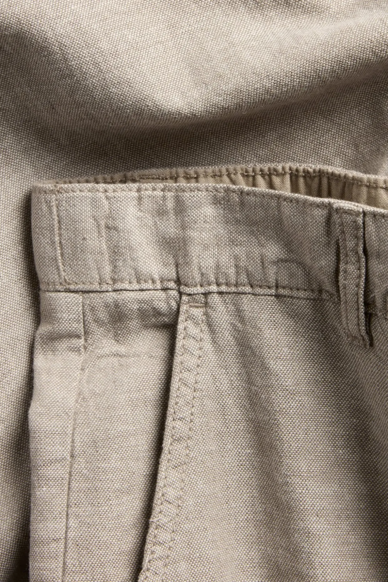 Byxa i linnemix regular fit