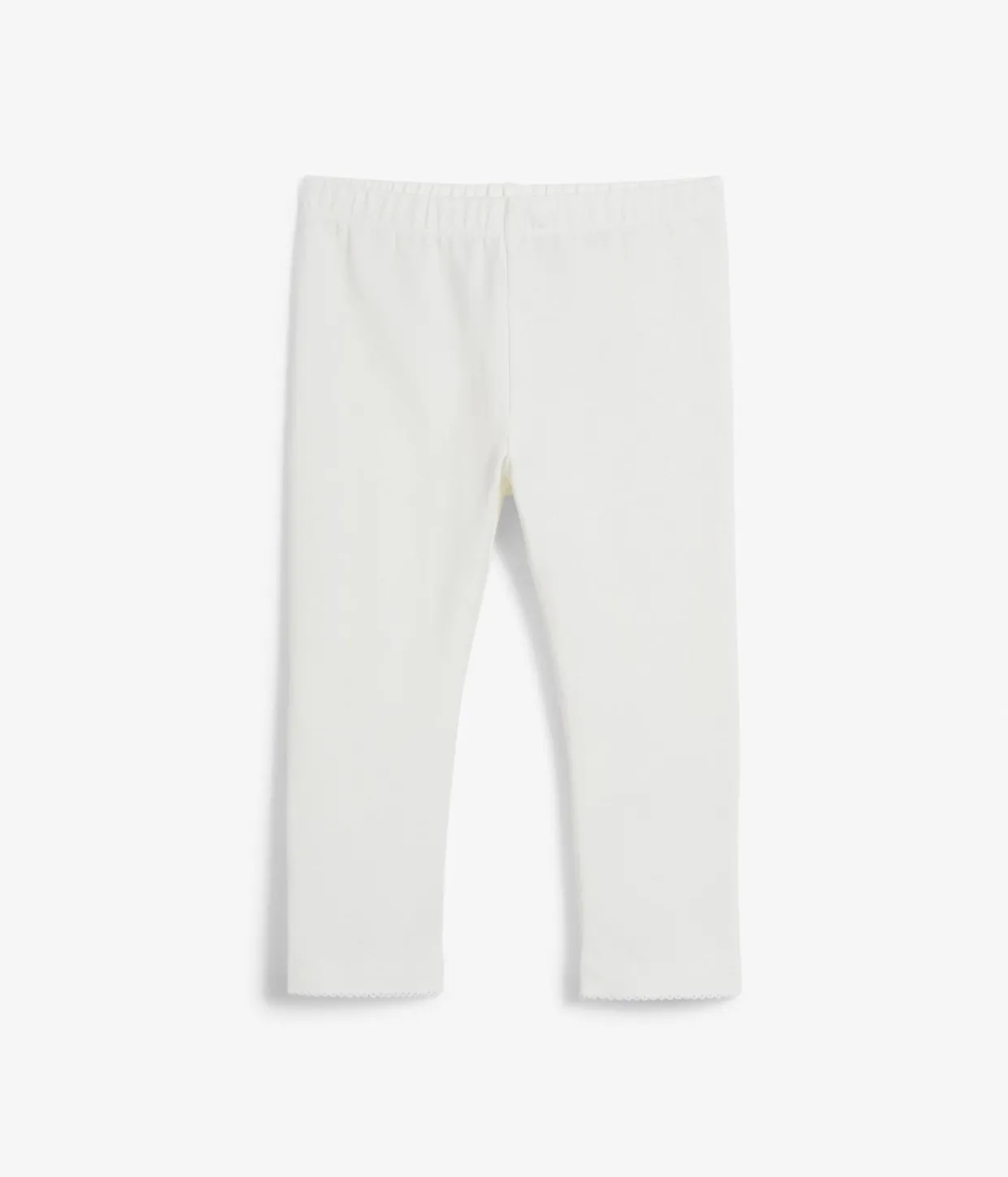Caprileggings med picotkant