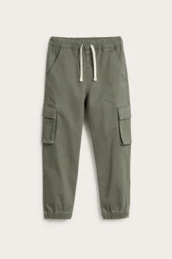 Cargobyxor i stretchig twill