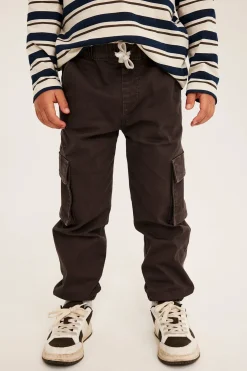 Cargobyxor i stretchig twill