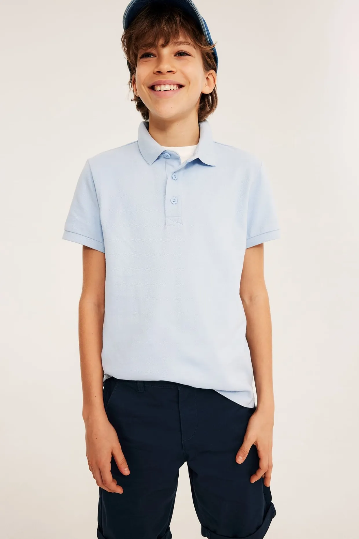 Chinosshorts i bomullstwill