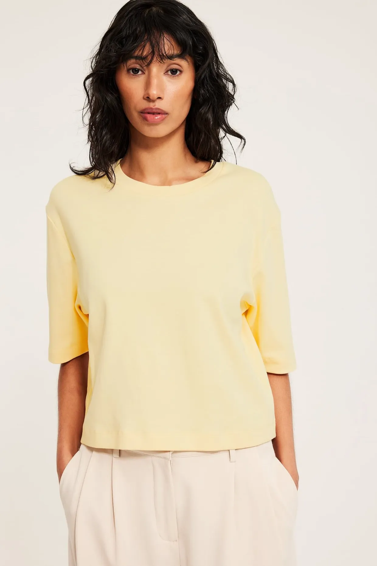 Croppad t-shirt