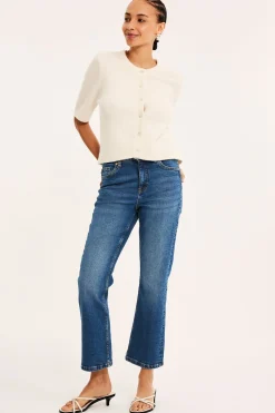 Cropped flare jeans regular waist