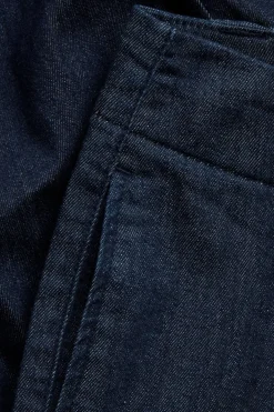 Cropped straight jeans high waist