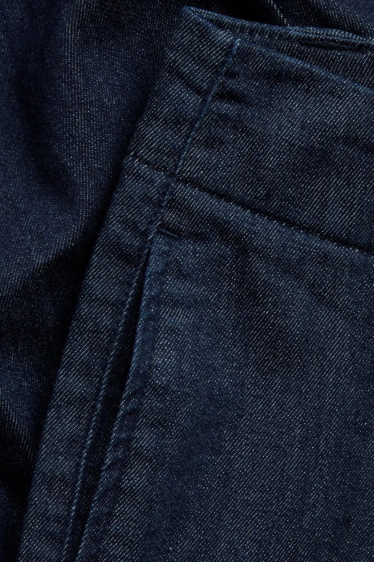 Cropped straight jeans high waist