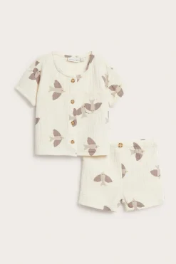 2-delat babyset i muslin