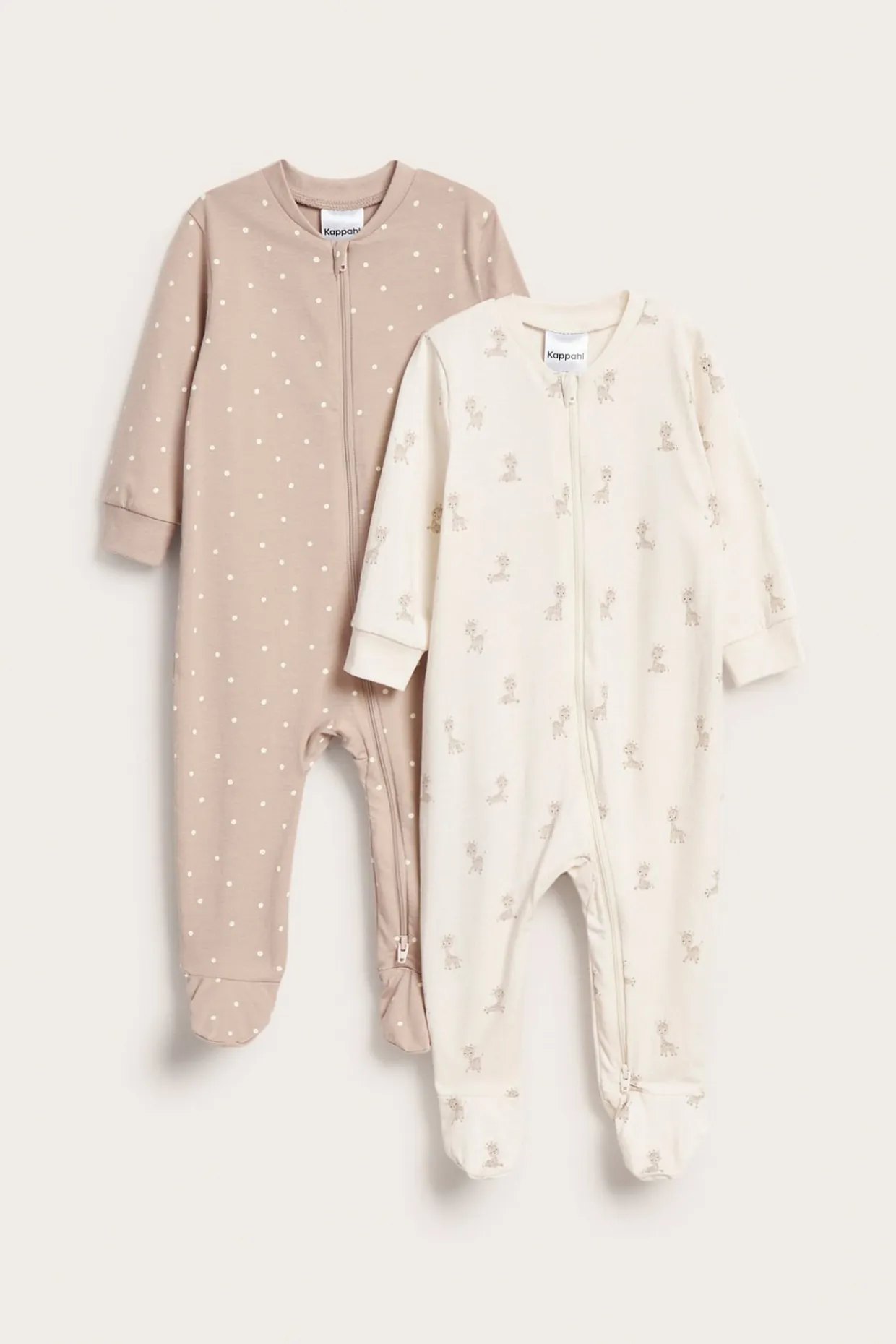 Djurmönstrad pyjamas 2-pack