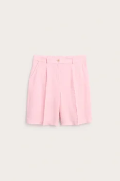 Dressade shorts i linnemix