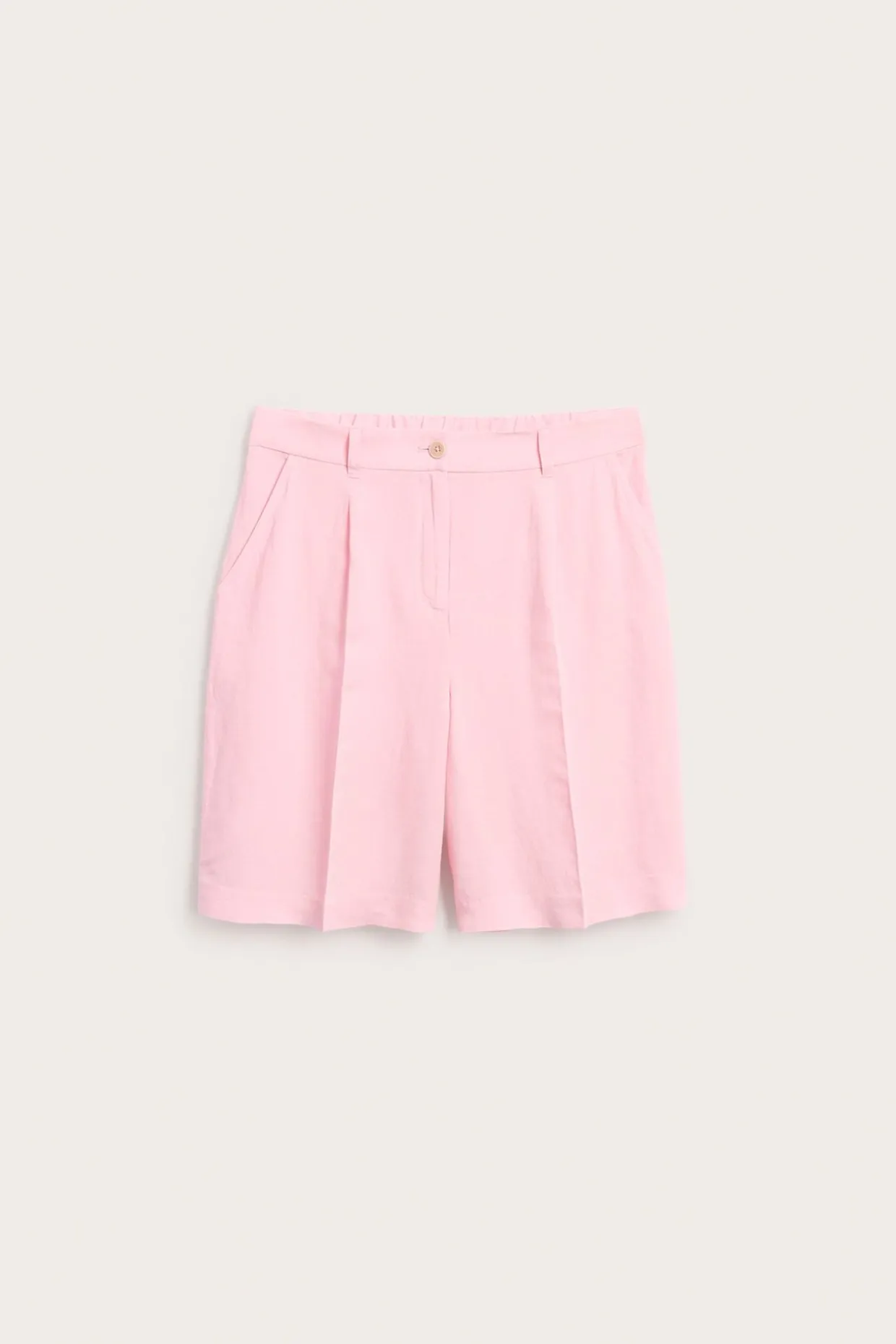 Dressade shorts i linnemix