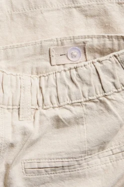 Dressade shorts i linnemix