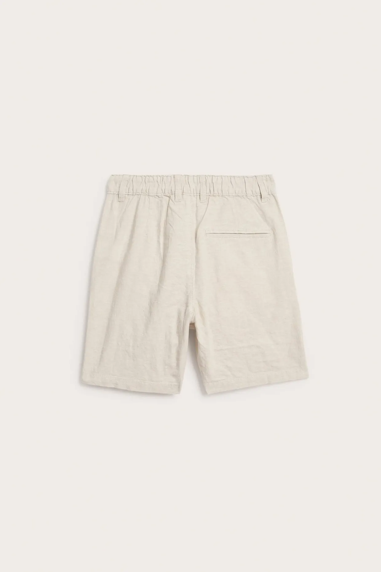 Dressade shorts i linnemix