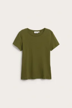 Figurnära t-shirt i bomull
