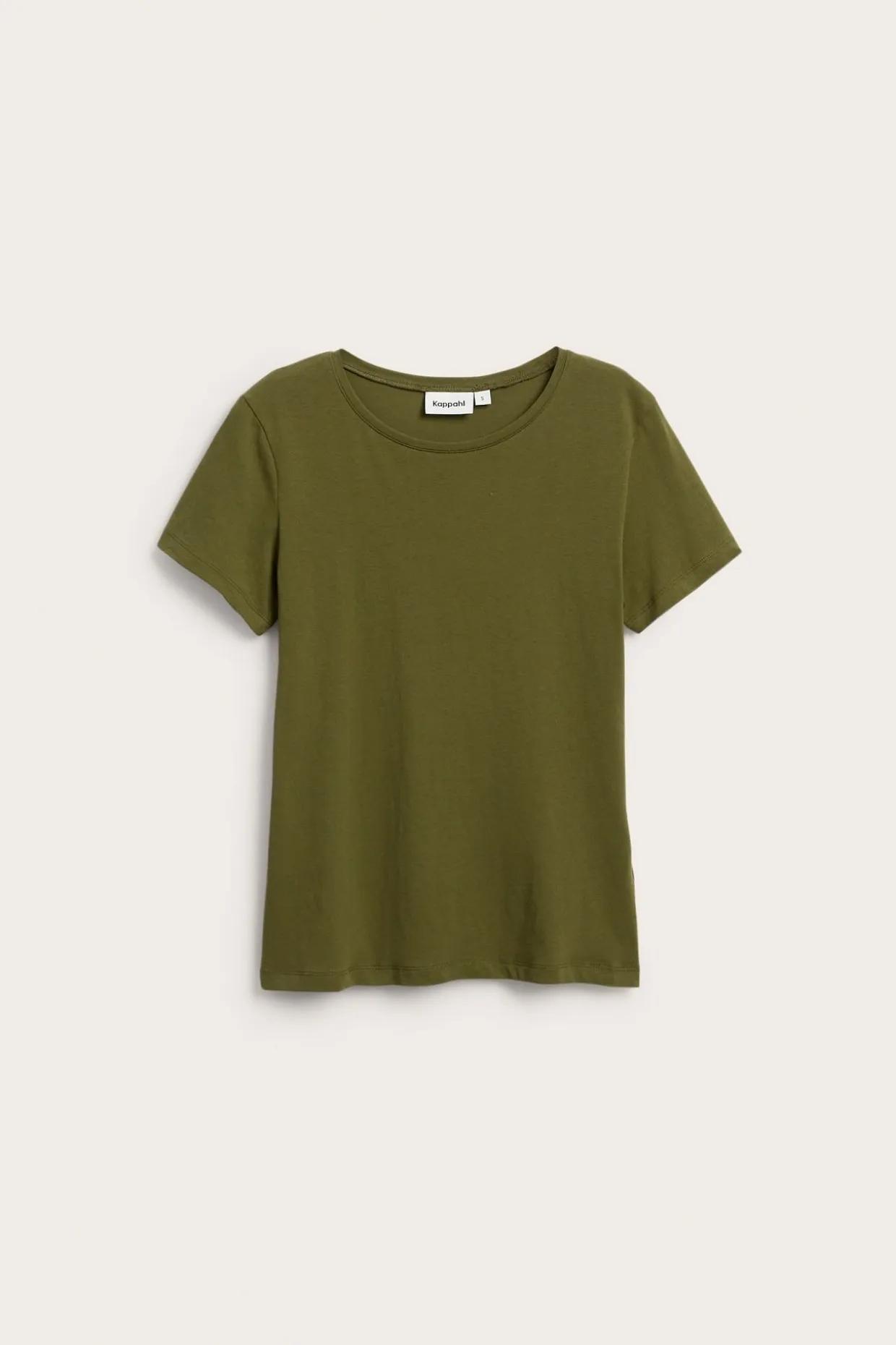 Figurnära t-shirt i bomull