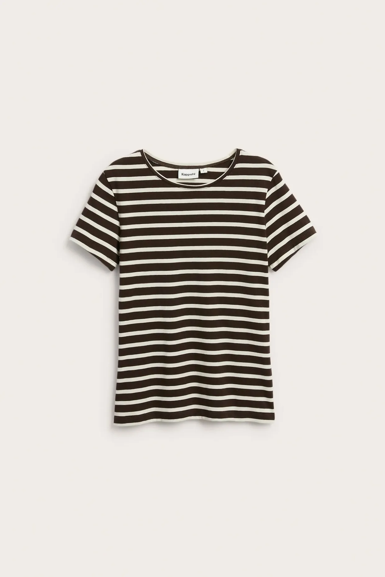 Figurnära t-shirt i bomull