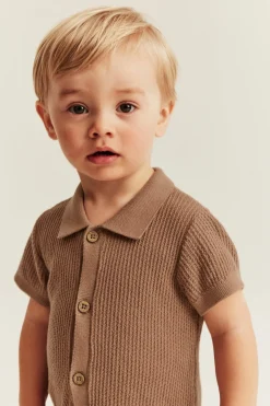 Finstickad romper