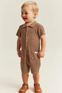 Finstickad romper