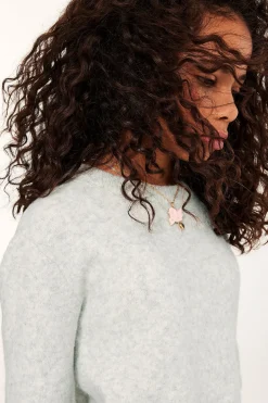 Finstickad t-shirt