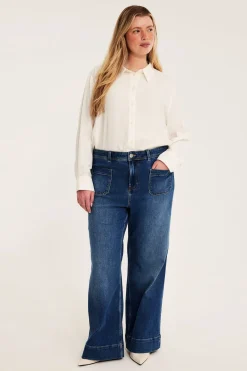 Flare jeans high waist