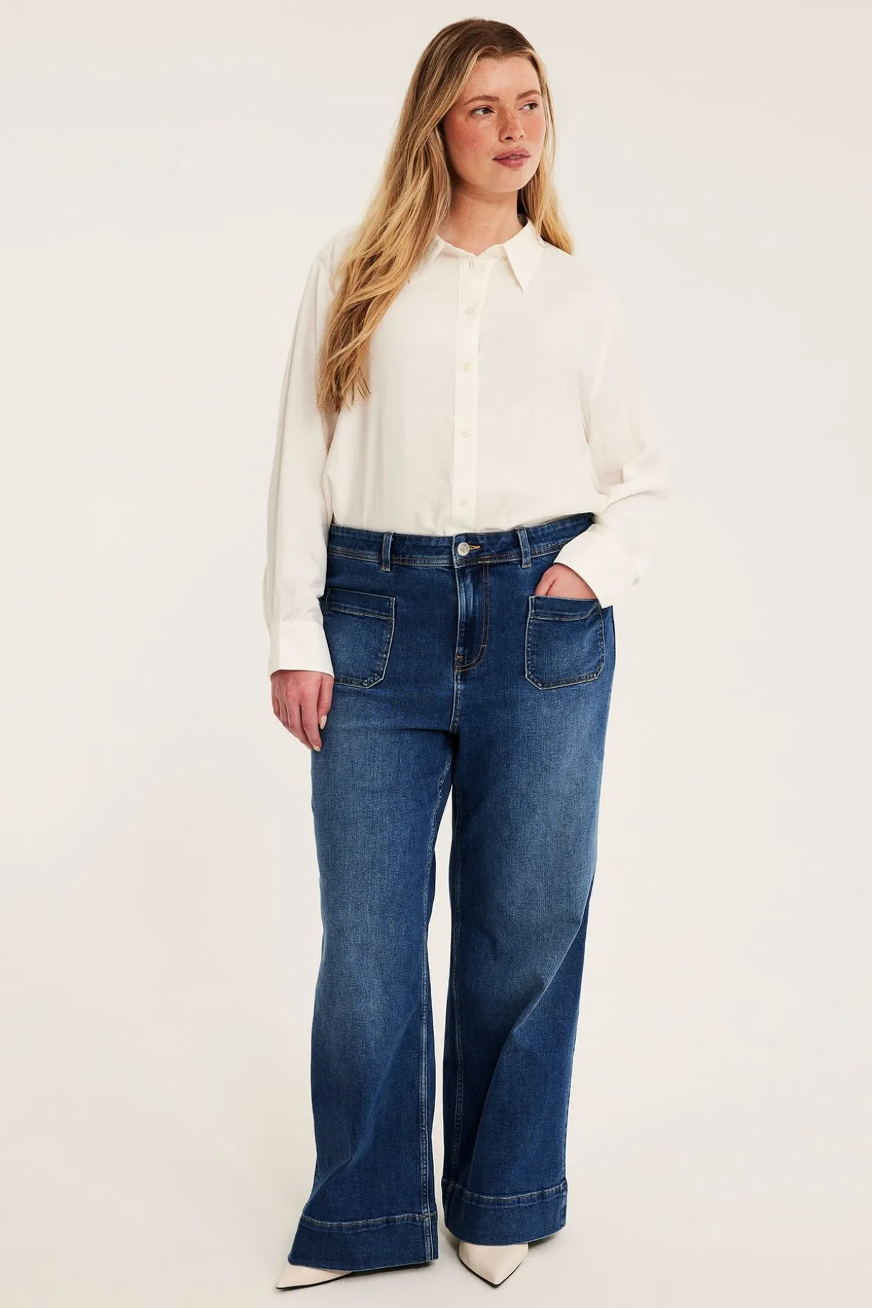 Flare jeans high waist