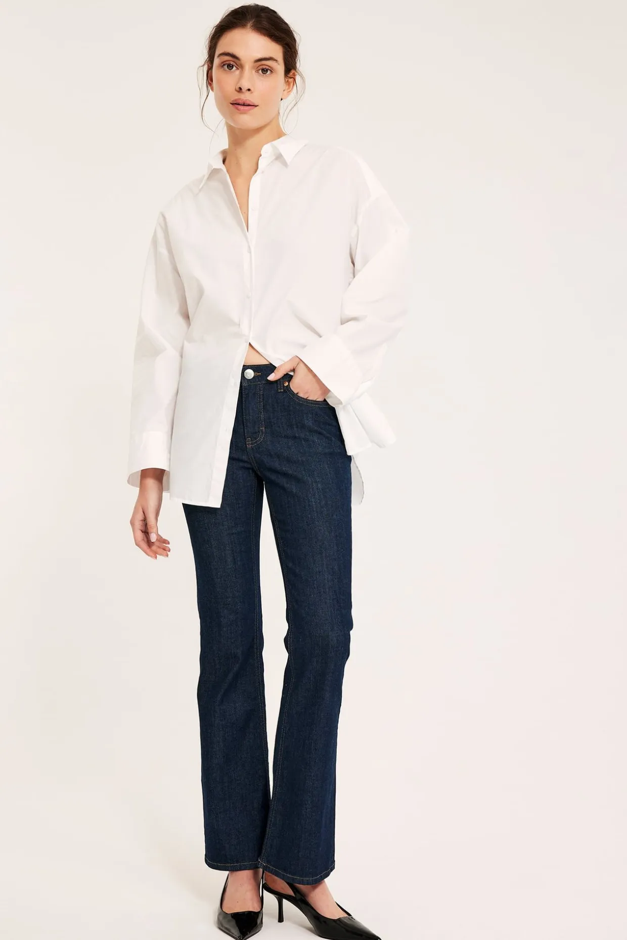 Flare jeans low waist