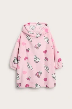 Fleecehoodie med Hello Kitty