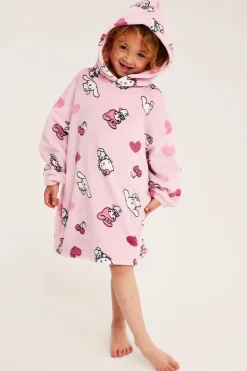 Fleecehoodie med Hello Kitty