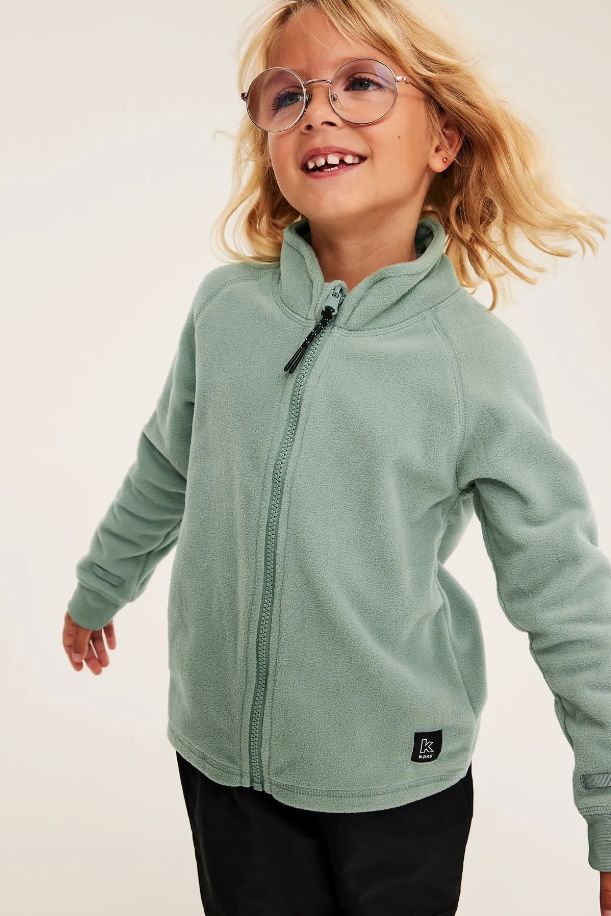 Fleecetröja zip-in / zip-off Kaxs