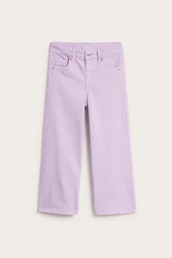 Färgad vida twilljeans