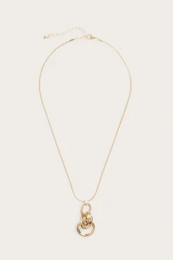 Guldfärgat halsband