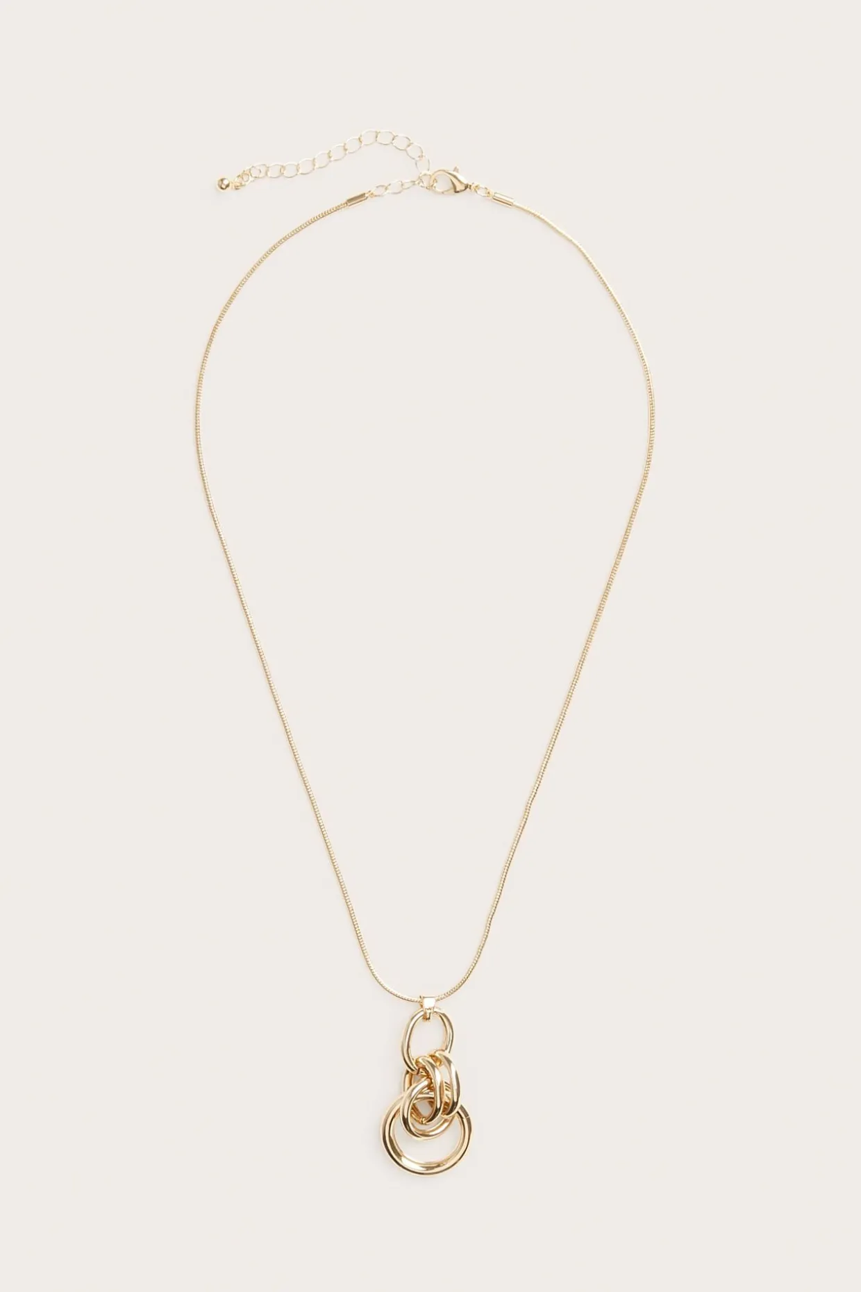 Guldfärgat halsband