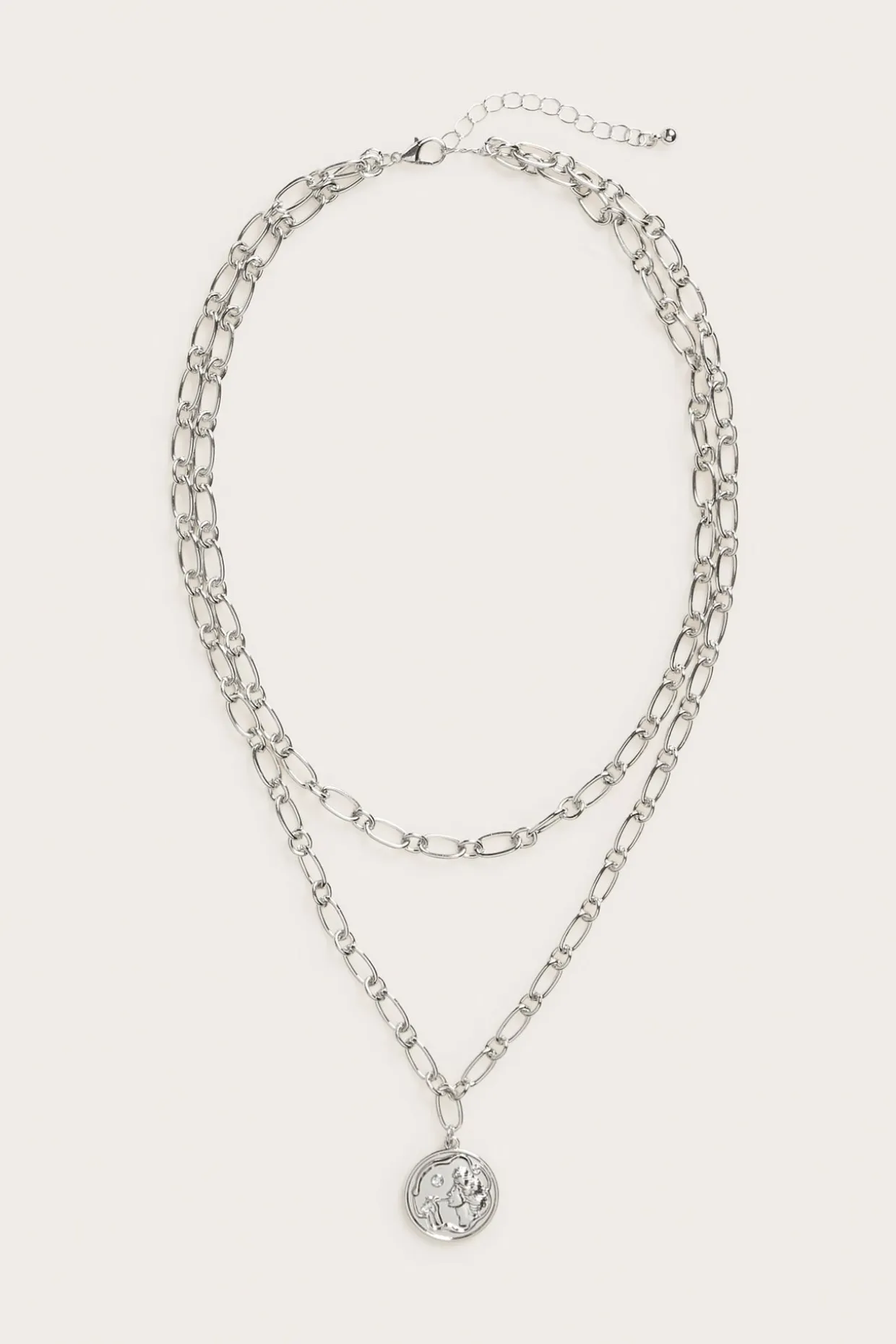 Halsband med två kedjor