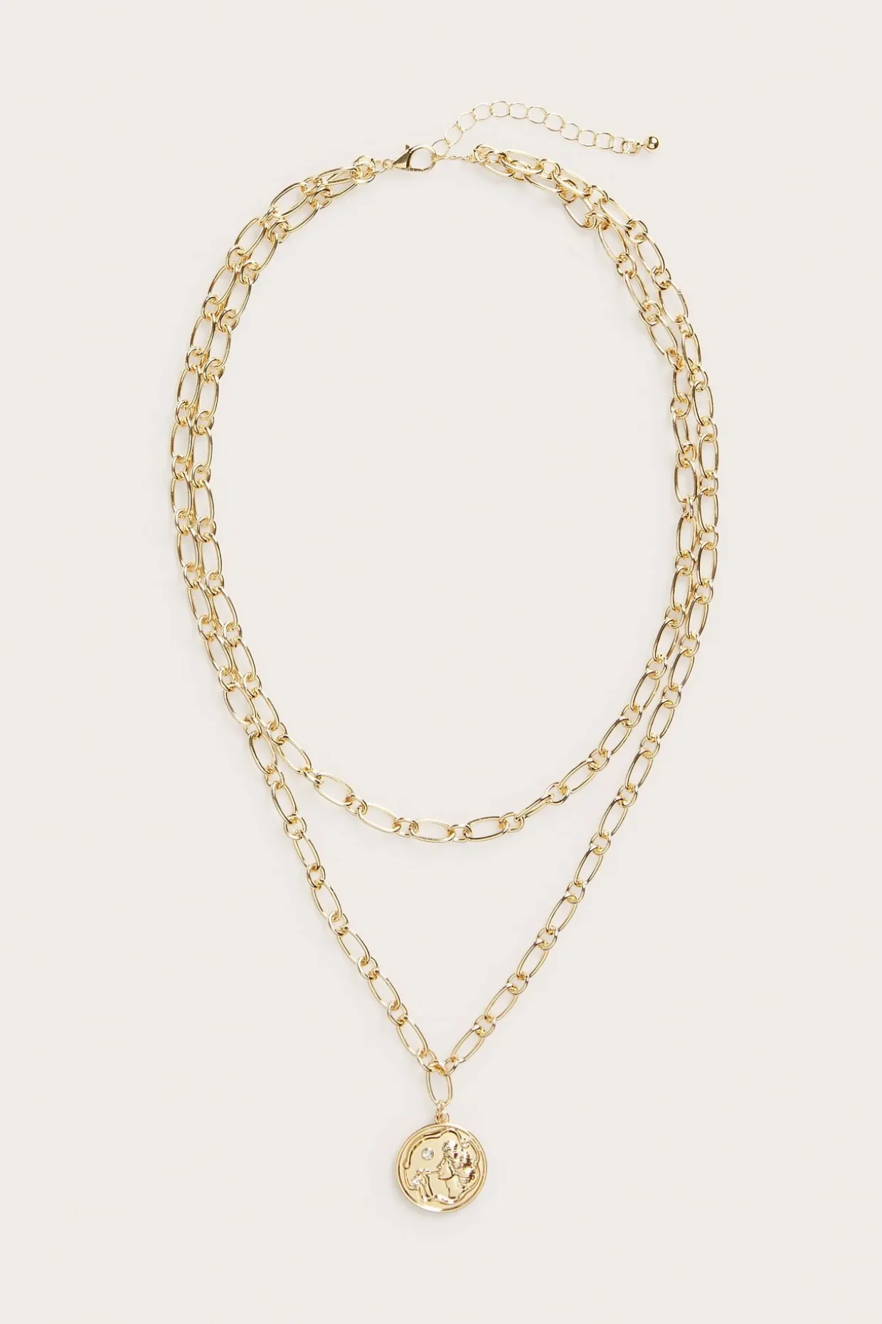 Halsband med två kedjor