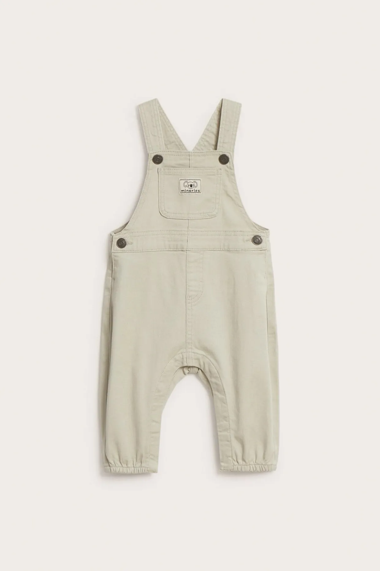 Hängselbyxor i twill
