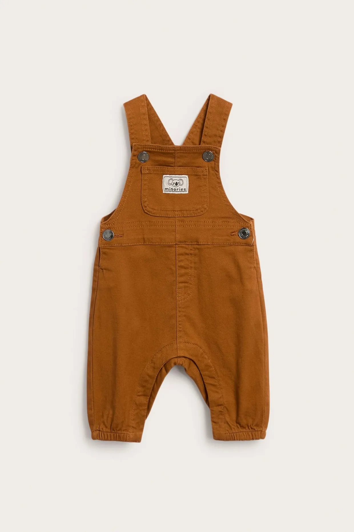 Hängselbyxor i twill