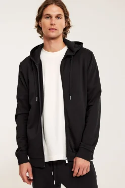 Hoodie med dragkedja