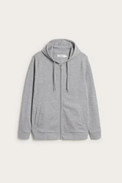 Hoodie med dragkedja