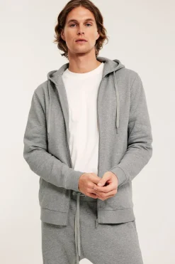 Hoodie med dragkedja
