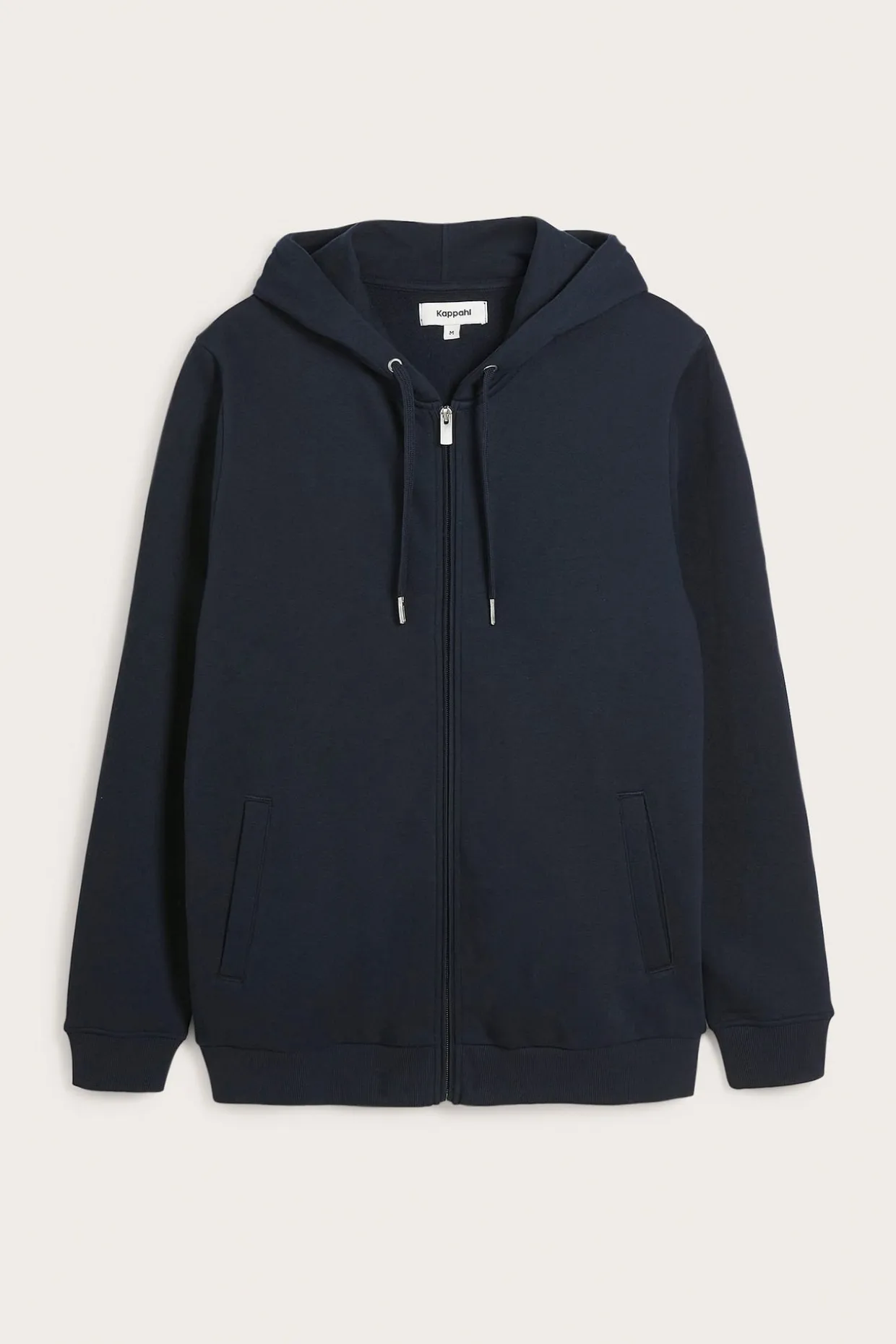 Hoodie med dragkedja
