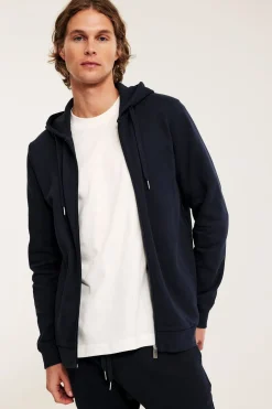 Hoodie med dragkedja