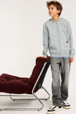 Hoodie med dragkedja