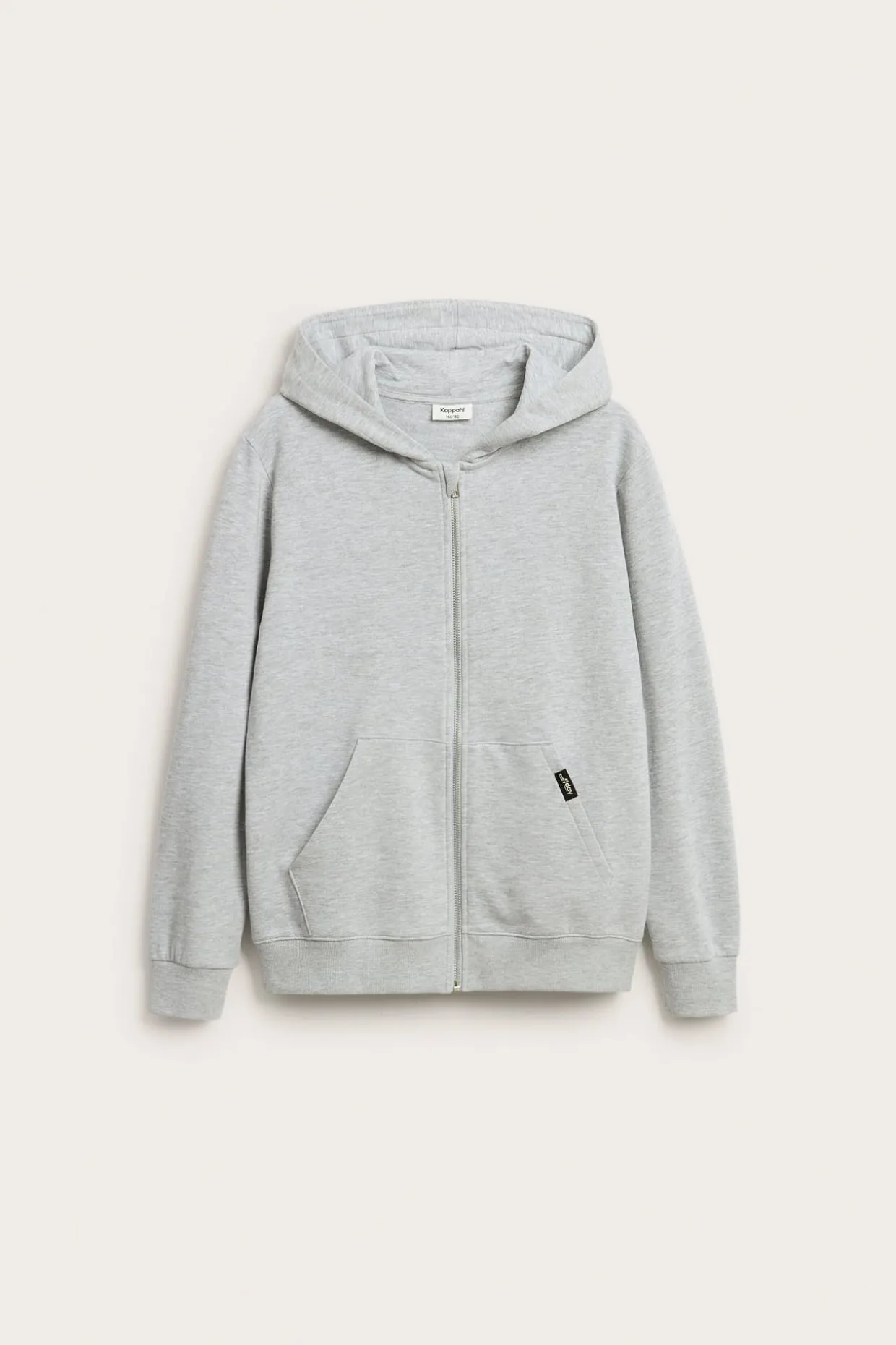 Hoodie med dragkedja