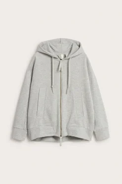 Hoodie med dragkedja