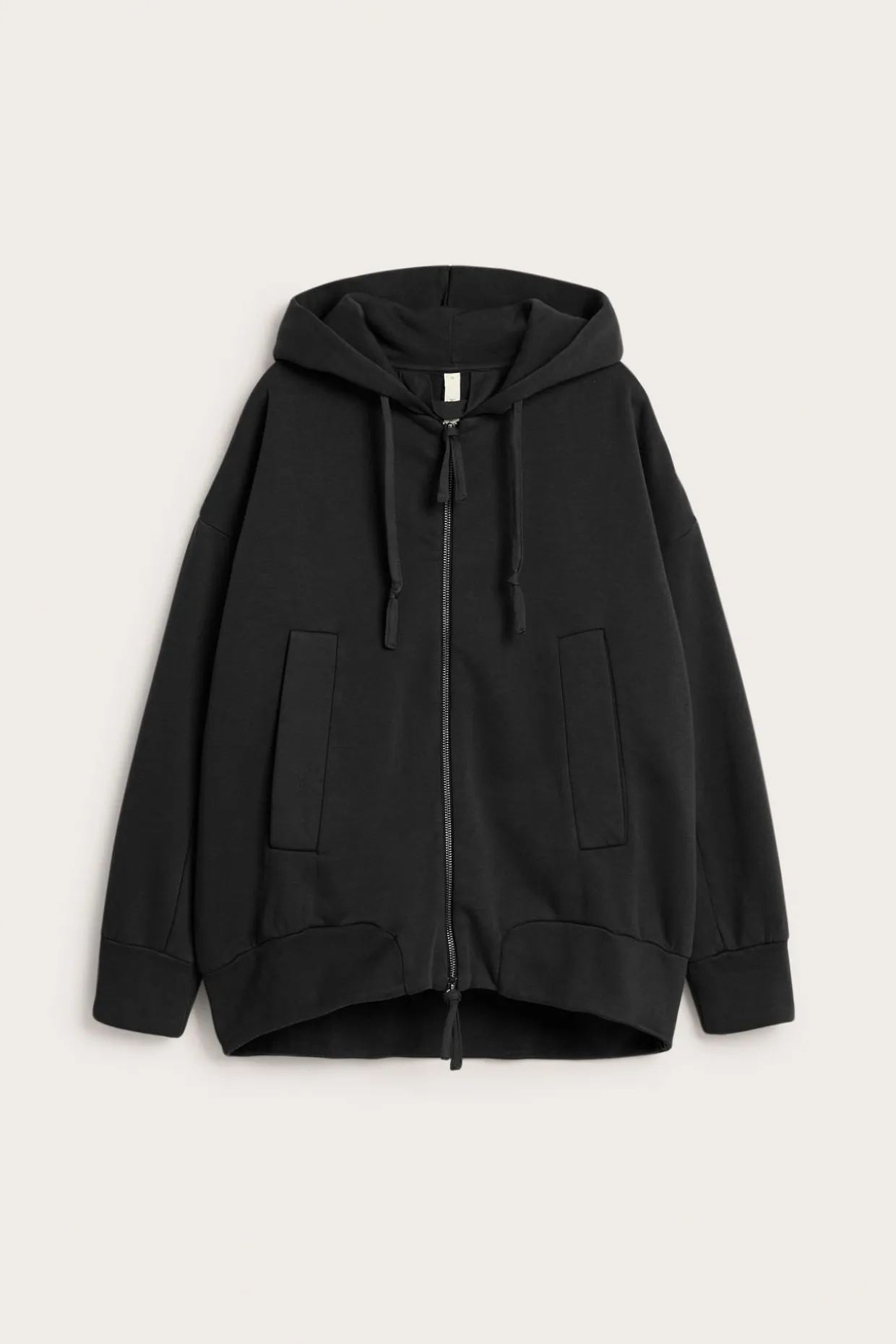 Hoodie med dragkedja