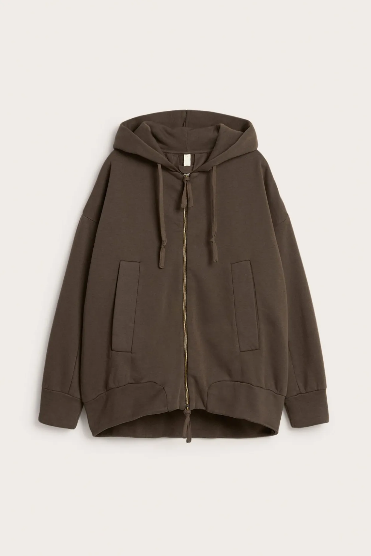 Hoodie med dragkedja