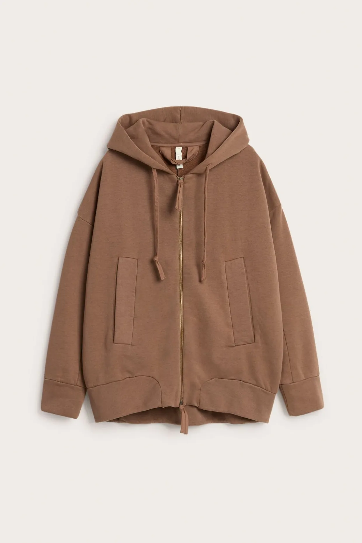 Hoodie med dragkedja