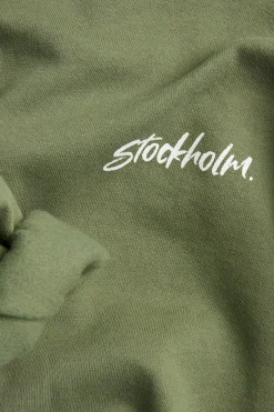 Hoodie med tryck