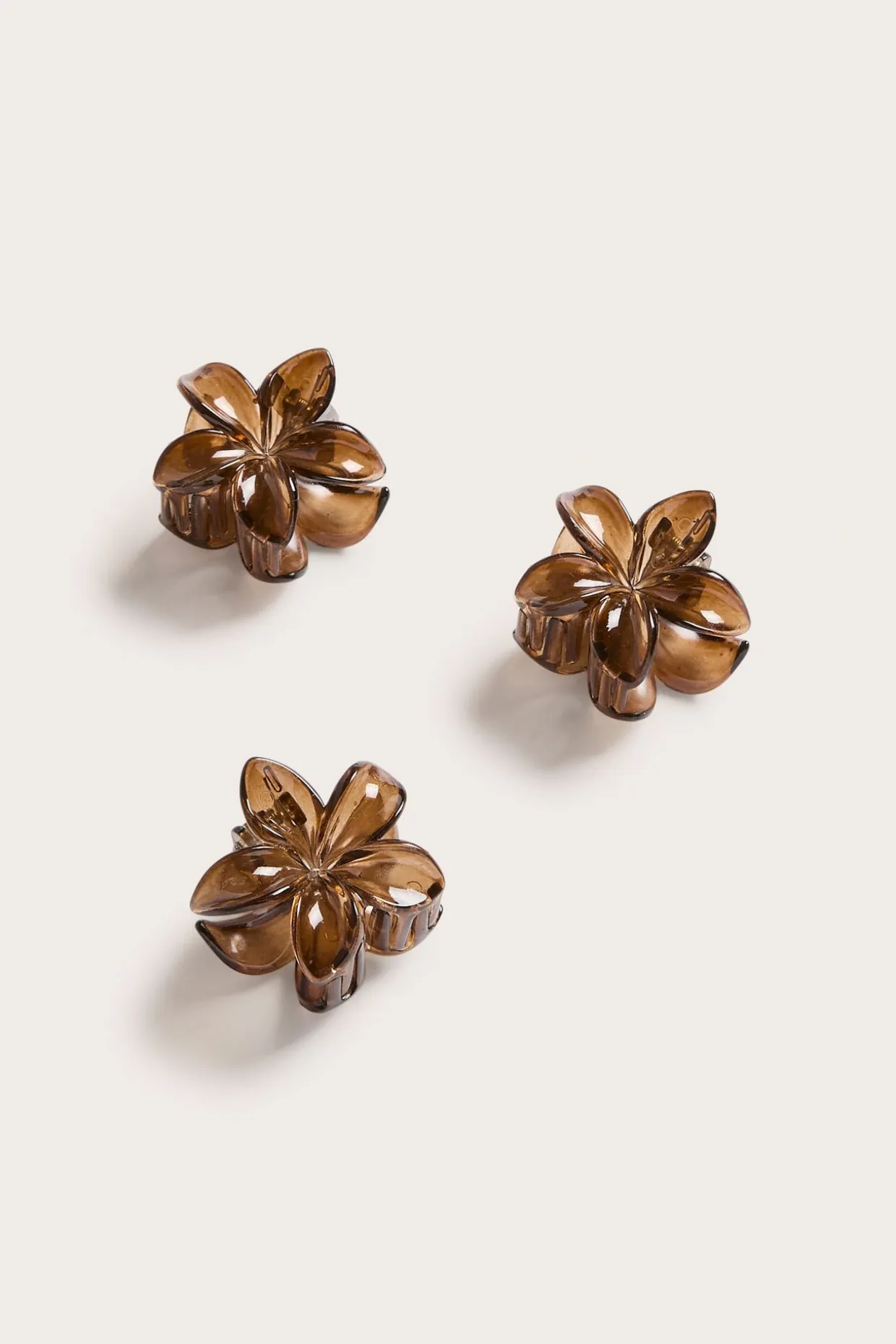 Hårklämma blomma 3-pack