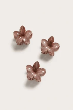 Hårklämma blomma 3-pack