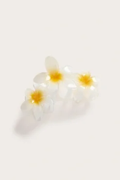 Hårklämma med blommor
